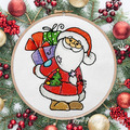 Santa Claus carries gifts Machine Embroidery Design - 5 sizes