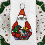 Santa Claus with Gifts and Toys Set – 4 Machine Embroidery Designs