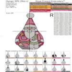 Santa Claus with Gifts and Toys Set – 4 Machine Embroidery Designs