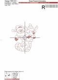 Santa Machine Embroidery Design