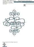 Savior Inscription Machine Embroidery Design - 4 sizes