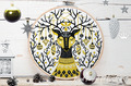 Scandinavian Reindeer Hygge Machine Embroidery Design - 5 sizes