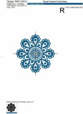 Scandinavian Snowflakes Machine Embroidery Designs