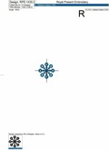 Scandinavian Snowflakes Machine Embroidery Designs
