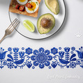 Scandinavian folk border Machine Embroidery Design
