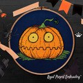Scared Pumpkin Halloween - 2 sizes