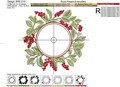 Schisandra Frame machine embroidery designs - 3 sizes