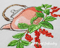 Schisandra tea machine embroidery design - 3 sizes
