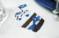 Scotland flag Cupcake Machine Embroidery Design
