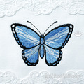 Scotland flag butterfly Machine Embroidery Design - 2 sizes