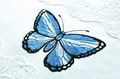 Scotland flag butterfly Machine Embroidery Design - 2 sizes