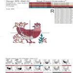 12 Days of Christmas Mini Embroidery Bundle for 4x4 Hoops - 2 tailles