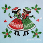 12 Days of Christmas Mini Embroidery Bundle for 4x4 Hoops - 2 tailles