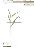 Sedge Grass Machine Embroidery Designs Set