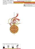 Set Three Christmas Balls Machine Embroidery Designs