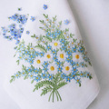 Blooming Daisies and Forget-me-nots Set