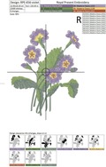 Set of 9 Machine Embroidery Designs Beautiful flowers