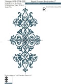 Set of Baroque Ornaments Machine Embroidery Designs - 6 sizes