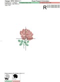 Set of Climbing Tiny Roses Embroidery Designs