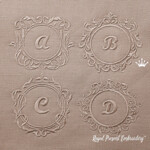 Set of Monogram Frame Set