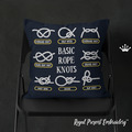 Set of nautical rope knots Machine Embroidery Designs