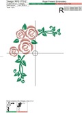 Roses Machine Embroidery Designs Set - 4 in 1