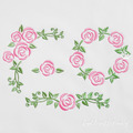 Roses Machine Embroidery Designs Set - 4 in 1