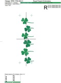 Shamrock Border Machine Embroidery Design - 3 sizes