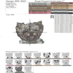 Portrait Pocket Yorkie Dog - 4 sizes