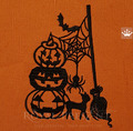 Silhouette Halloween Machine Embroidery Design - 7 sizes