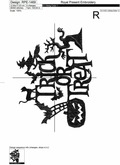 Silhouette Trick or Treat Machine Embroidery Design - 3 sizes