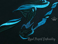 Silhouette of Horses Head Machine Embroidery Design - 6 sizes