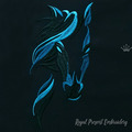 Silhouette of Horses Head Machine Embroidery Design - 6 sizes