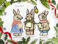 Singing Bunny Christmas Machine Embroidery Design - 8 sizes