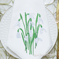 Snowdrops Machine Embroidery Design - 2 sizes
