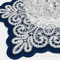 Snowflake Like Battenberg lace table placemat ITH machine embroidery design - 4 sizes