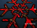 Snowflake applique machine embroidery design - 7 sizes