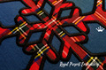 Snowflake applique machine embroidery design - 7 sizes