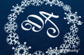 Snowflakes frame Machine Embroidery Design - 3 sizes