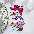 Snowman with Unicorn - 4 sizes
