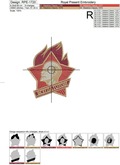 Soviet Scouts symbol Machine Embroidery Design