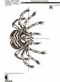 Spider Machine Embroidery Design - 6 sizes