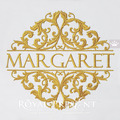 Split monogram ornamental Baroque embroidery design - 5 sizes
