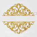 Split monogram ornamental Baroque embroidery design - 5 sizes