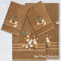 Spring Bird on a cherry branch Set - 4 sizes