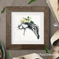 Spring Bunny Machine Embroidery Design - 5 sizes