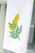 Spring Mimosa Machine Embroidery Design - 3 sizes