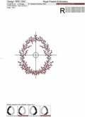 Spring Willow Egg Machine Embroidery Design - 3 sizes