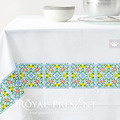 Square Floral Ottoman machine embroidery design