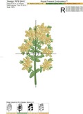 St. John's Wort Machine Embroidery Design - 2 sizes